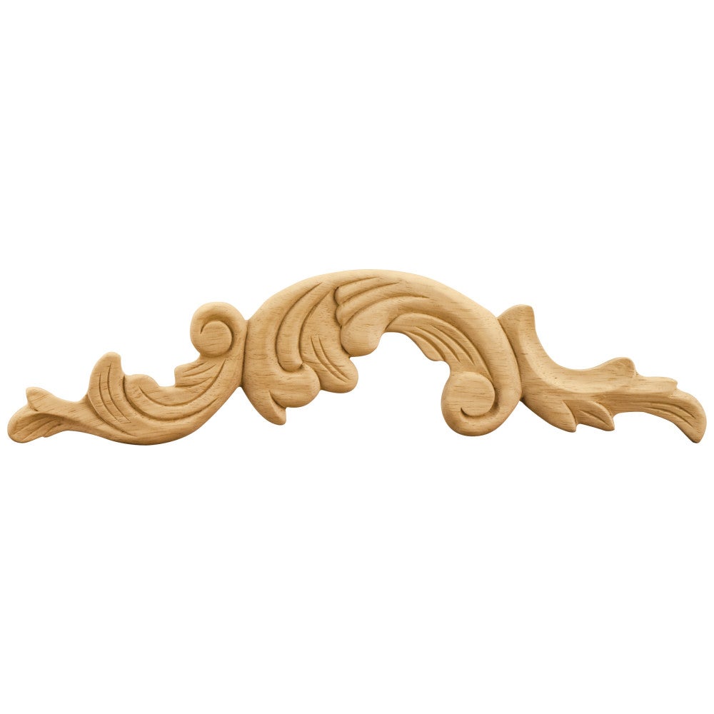 12-1/4" W x 1/4" D x 3" H Right Acanthus Appliqué