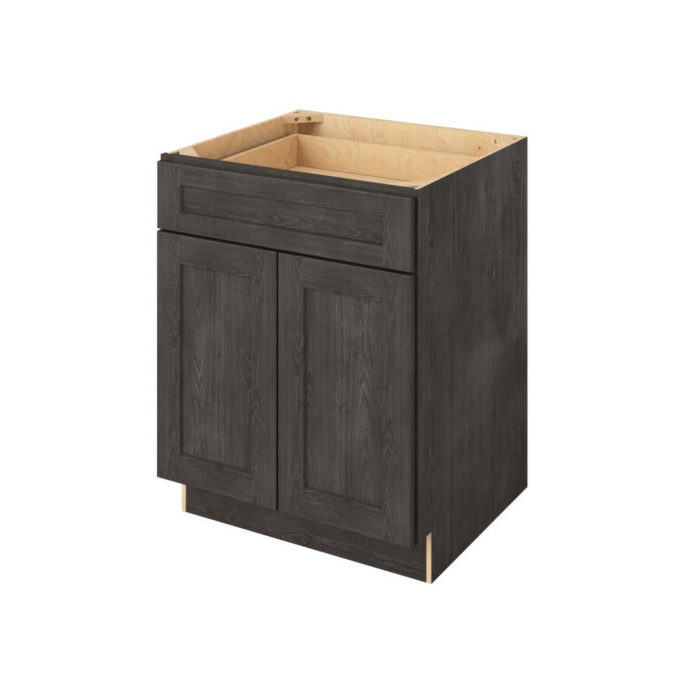 27" Base Cabinet, 2 Doors-1 Drawer, 1 Shelf