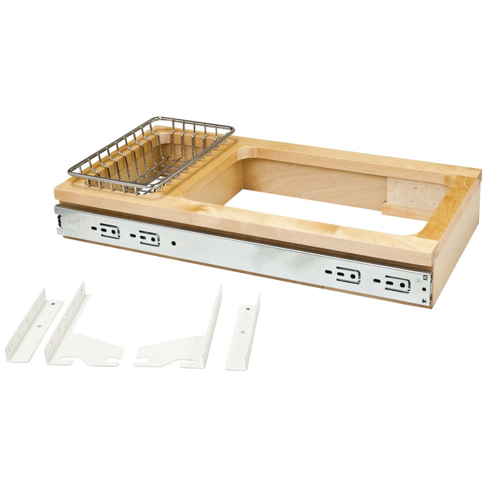 Wood Top-Mount Trashcan Pullout