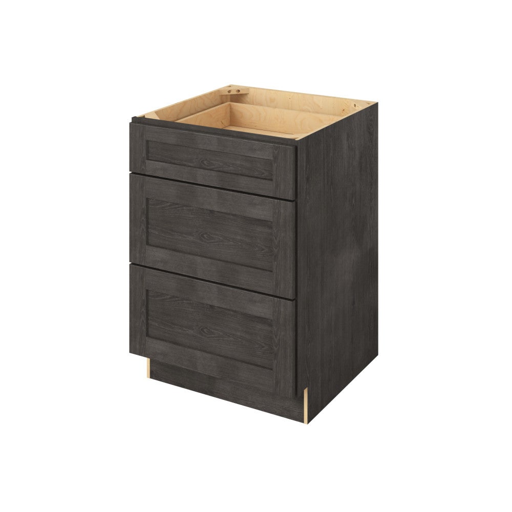 24" Three Drawer Base