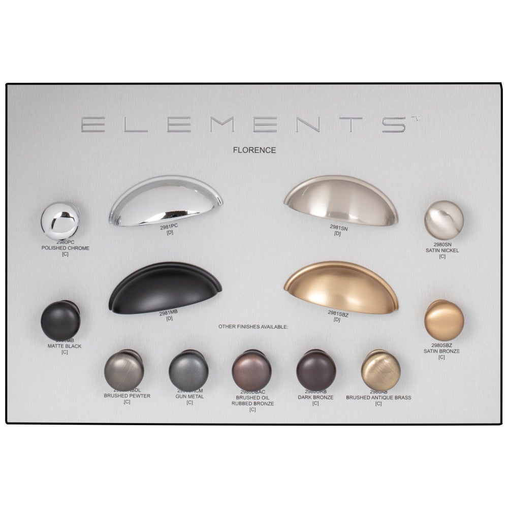Florence Designer Grey Display Board