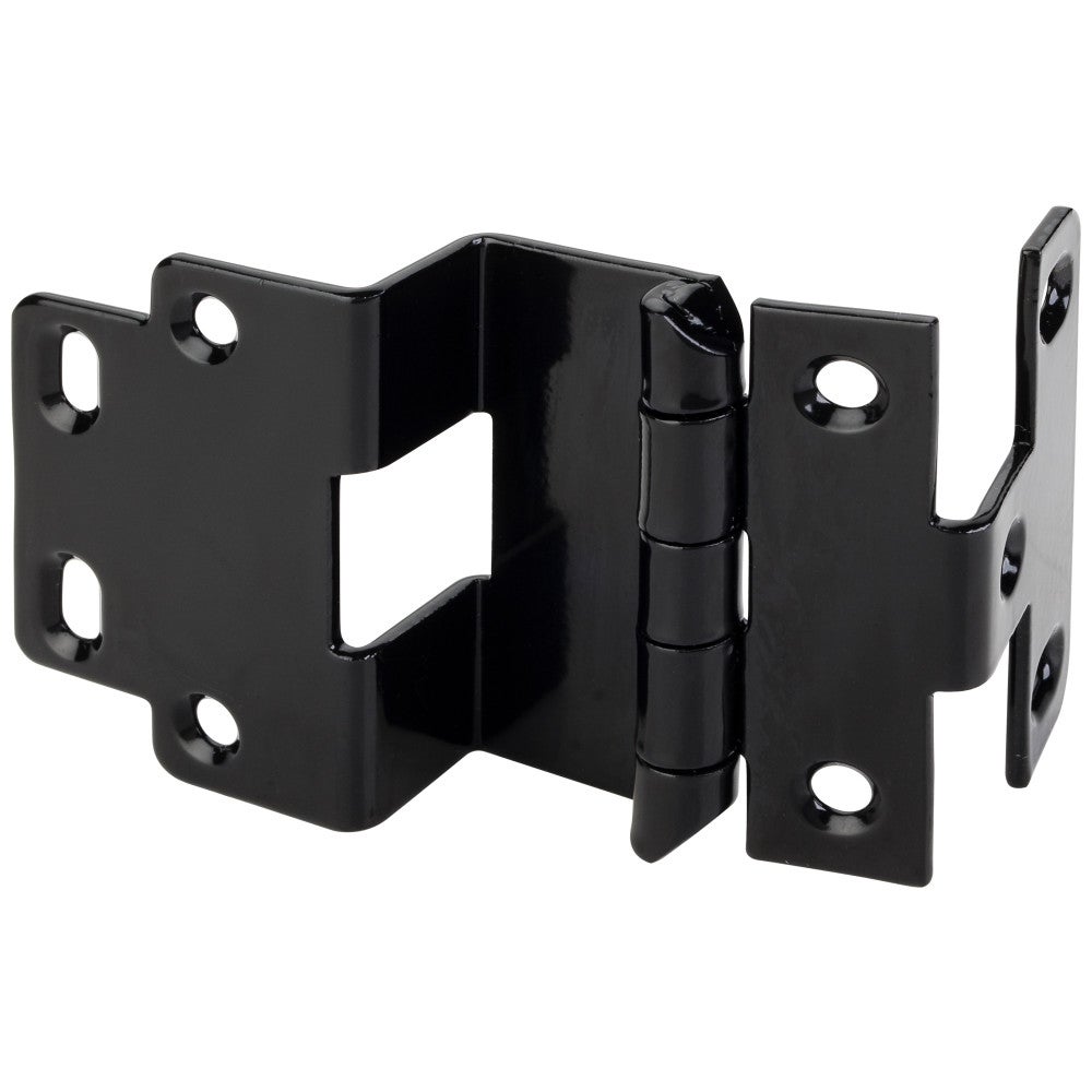 Institutional 5-Knuckle Non-Mortise Cabinet Hinge - Black Powder Coat