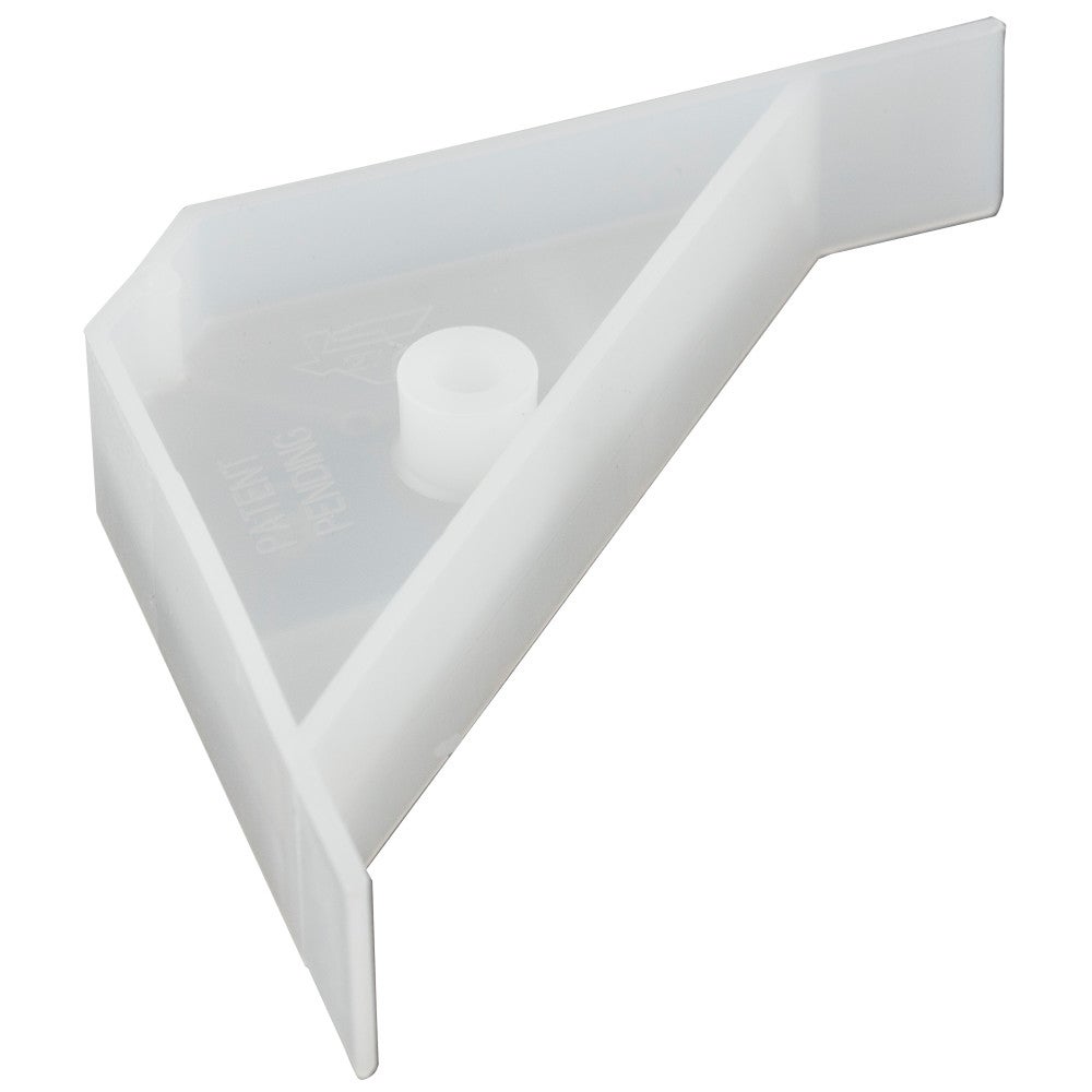 2-5/8" x 2-5/8" x 5/8" Plastic Corner Brace