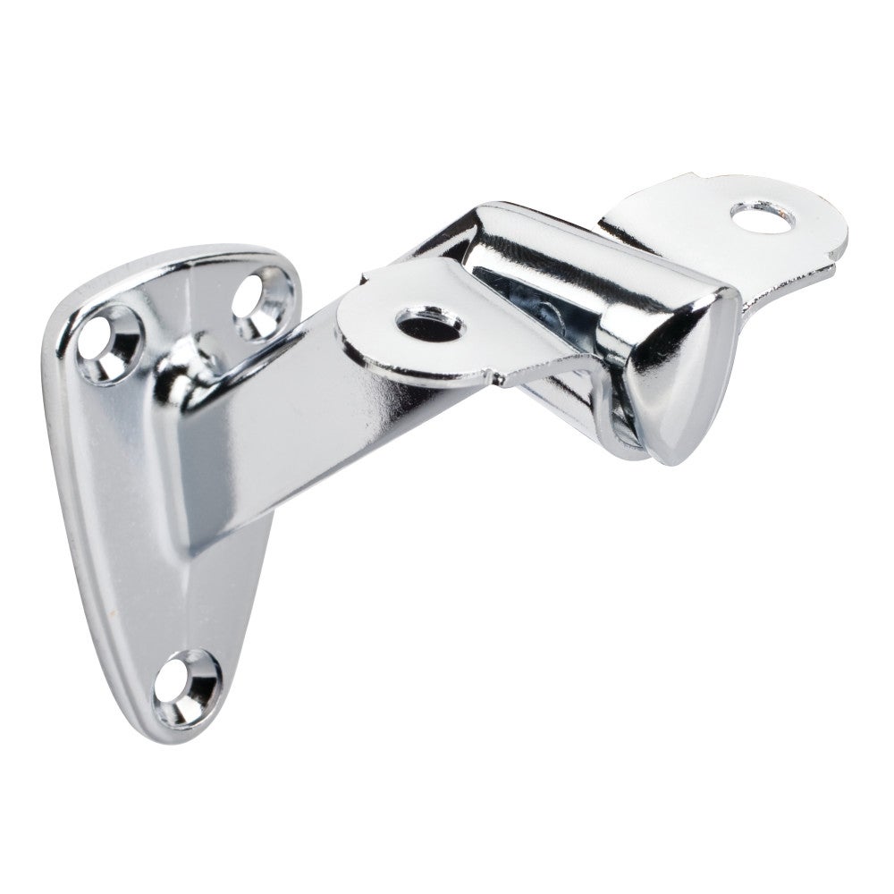 1-7/16" x 2-1/2" Heavy Duty Handrail Bracket with  3-3/8" Projection - Polished Chrome