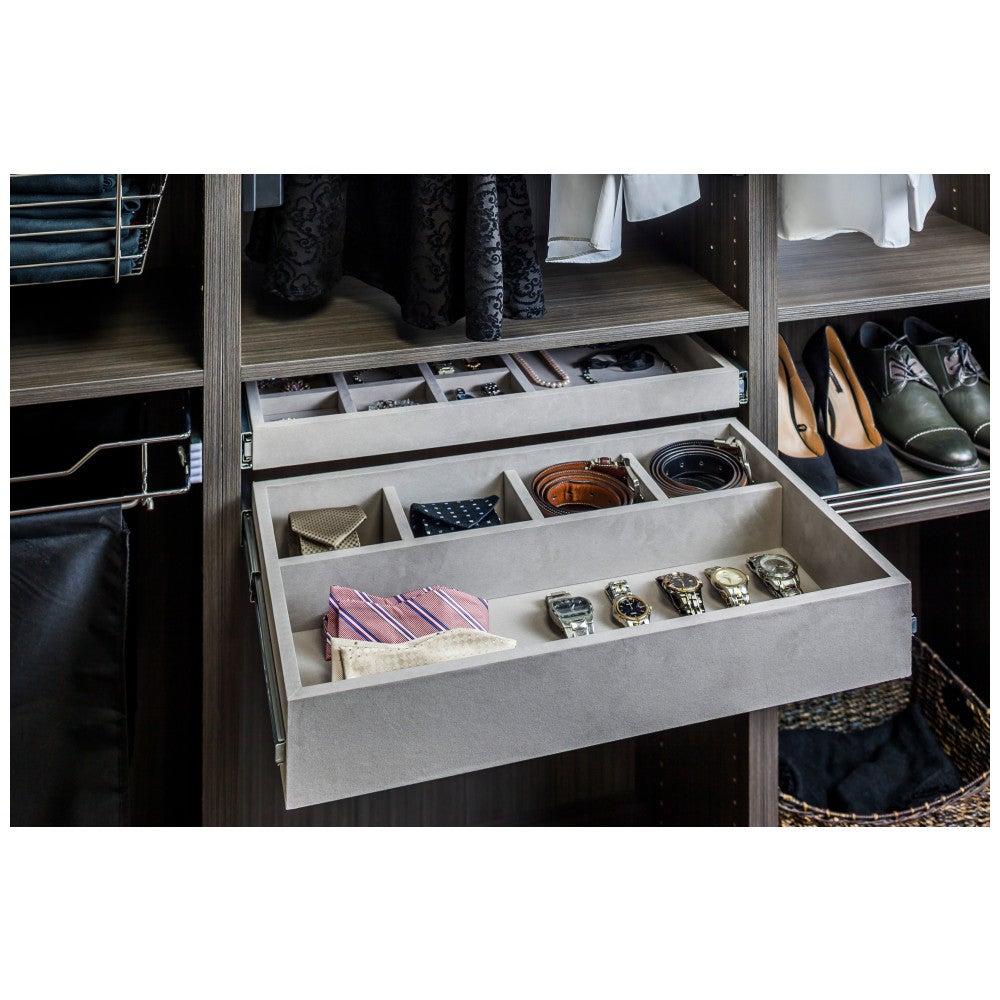 Felt 5-Compartment Jewelry Organizer Drawer