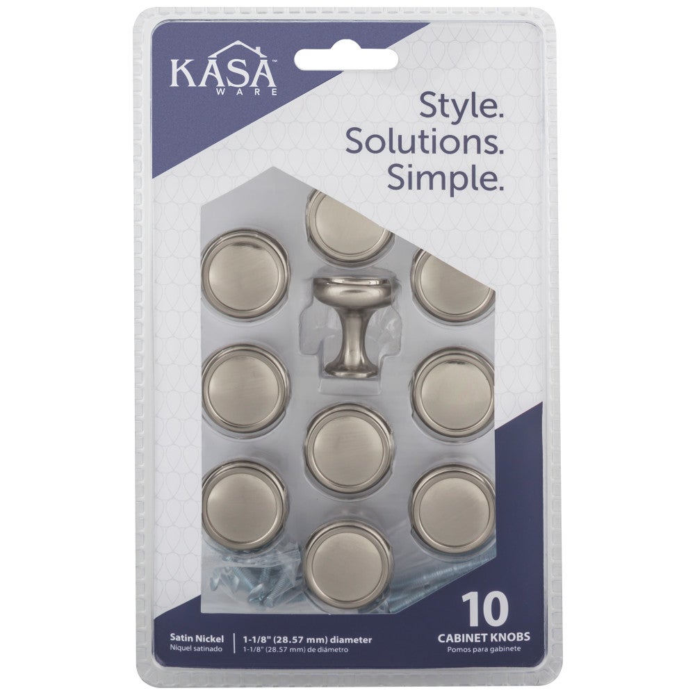 1-1/8" Diameter Cabinet Knob