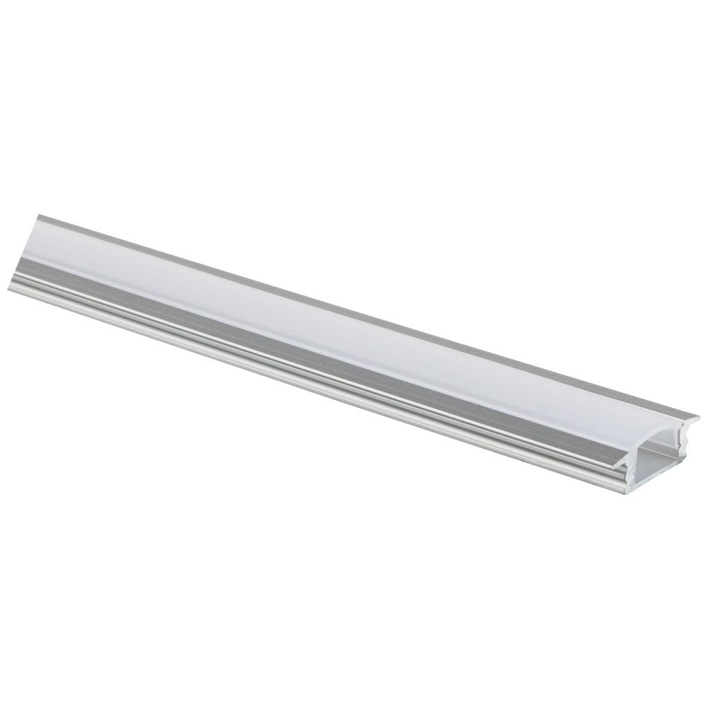 48" 002 Series Recessed Aluminum Profile, Frosted Lens