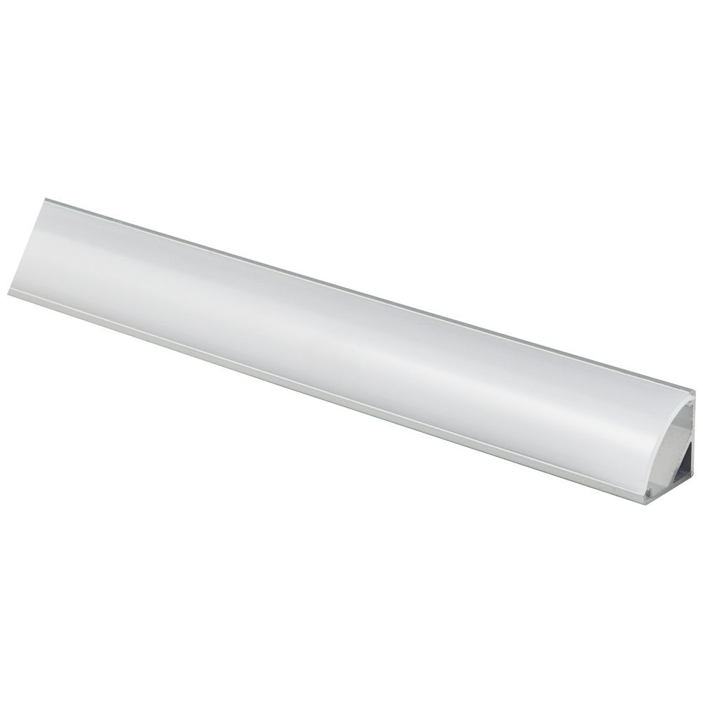 48" 003 Series Angled Aluminum Profile, Frosted Lens