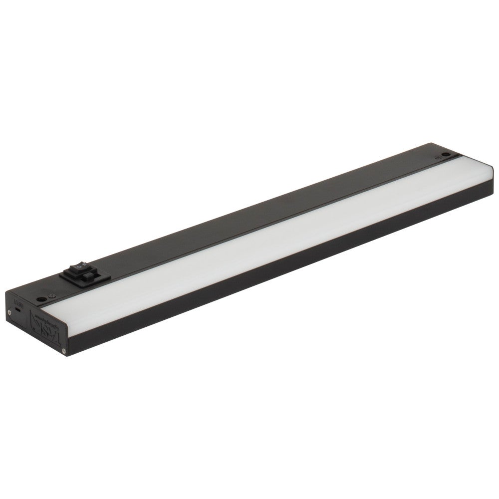 17-7/8" 120-Volt Bar Light, Dimmable and 3-Color Selectable, Black