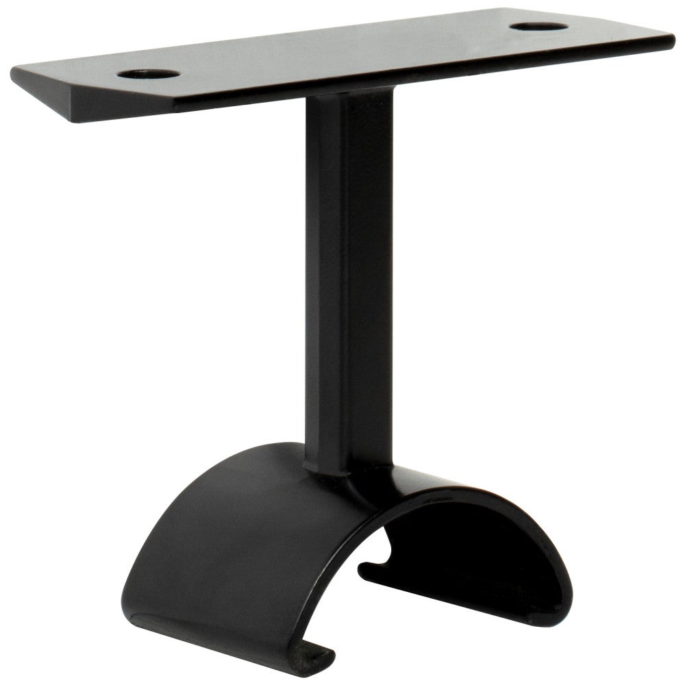 Top-Mounted Support, Lighted Closet Rod, Black
