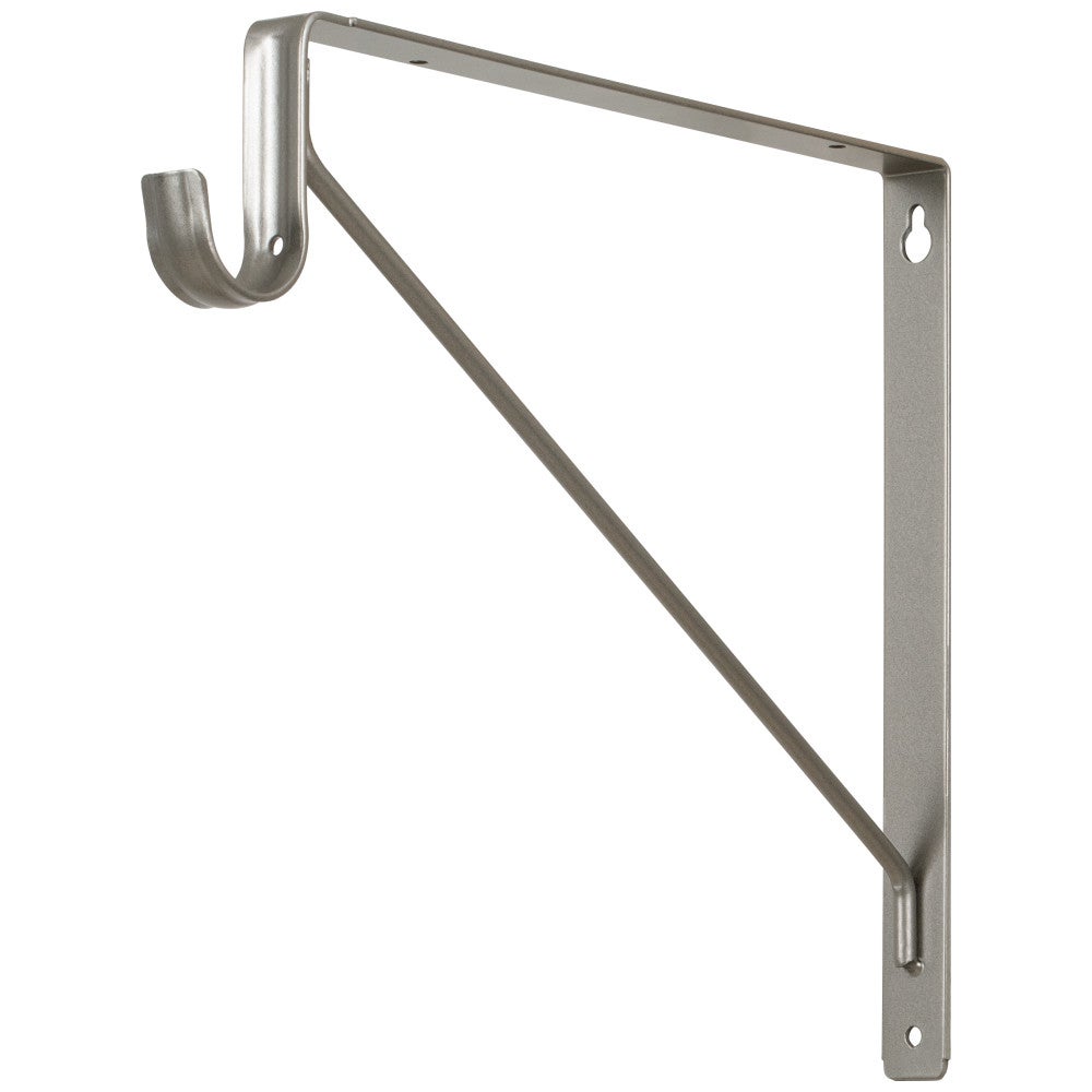 Shelf Bracket Support, Lighted Closet Rod