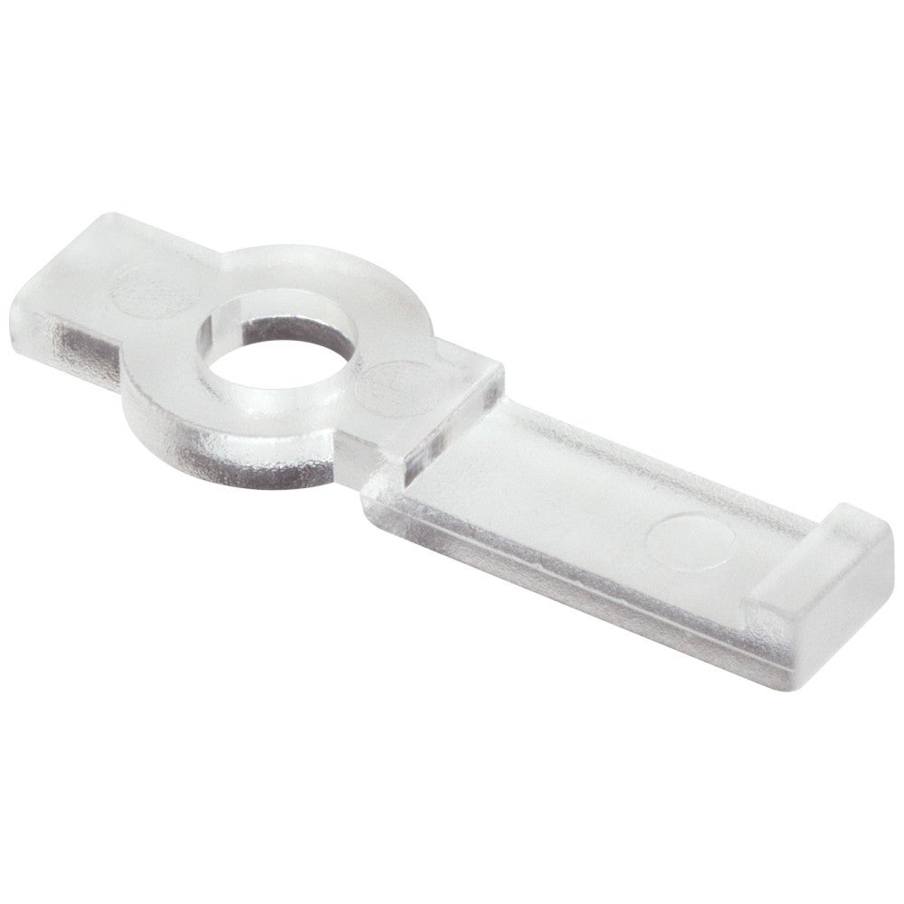 Side Bend Loop Mounting Clip, clear