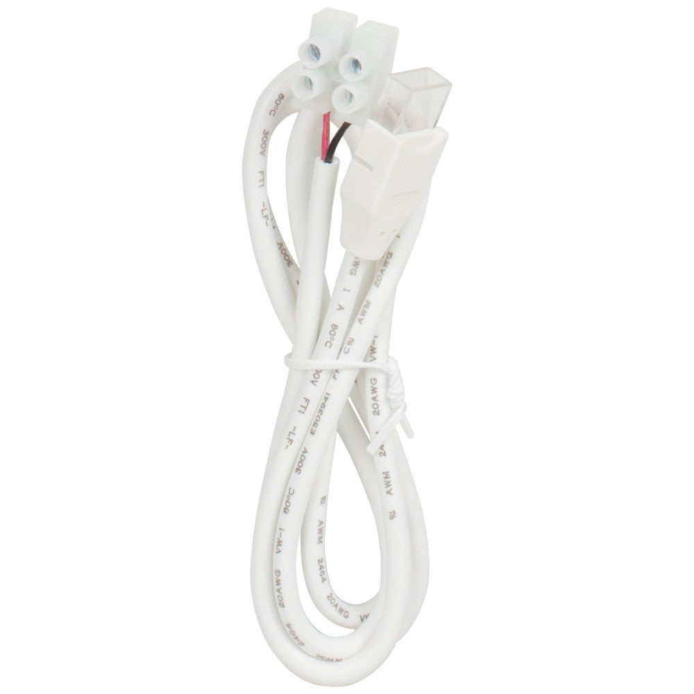 Top Bend Light to Wire Connector w/ EZ Connector, 3 ft wire
