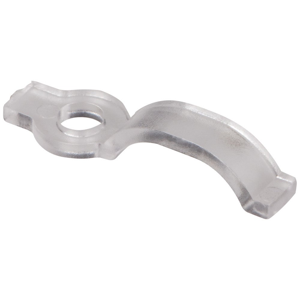 Top Bend Loop Mounting Clip, clear
