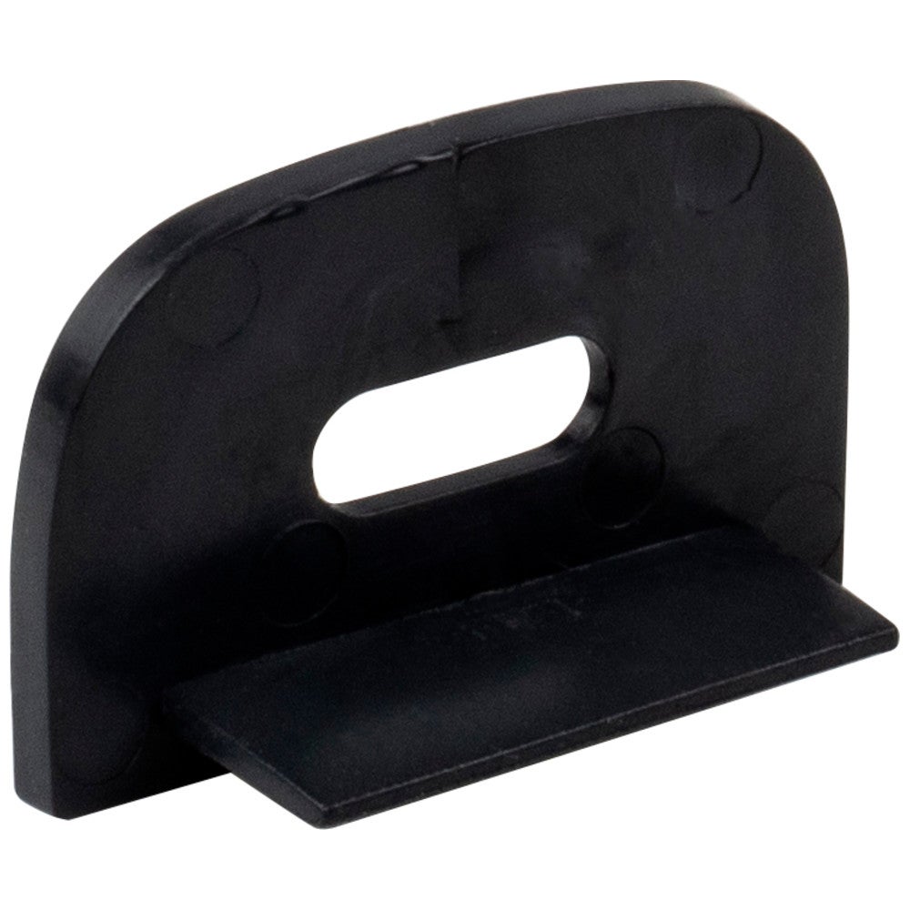 Premium Flat End Cap Black