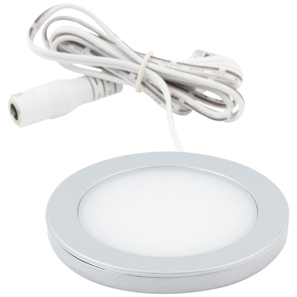 Ultra-Thin Puck Light, 12V, Single-White in Cool White 4000K