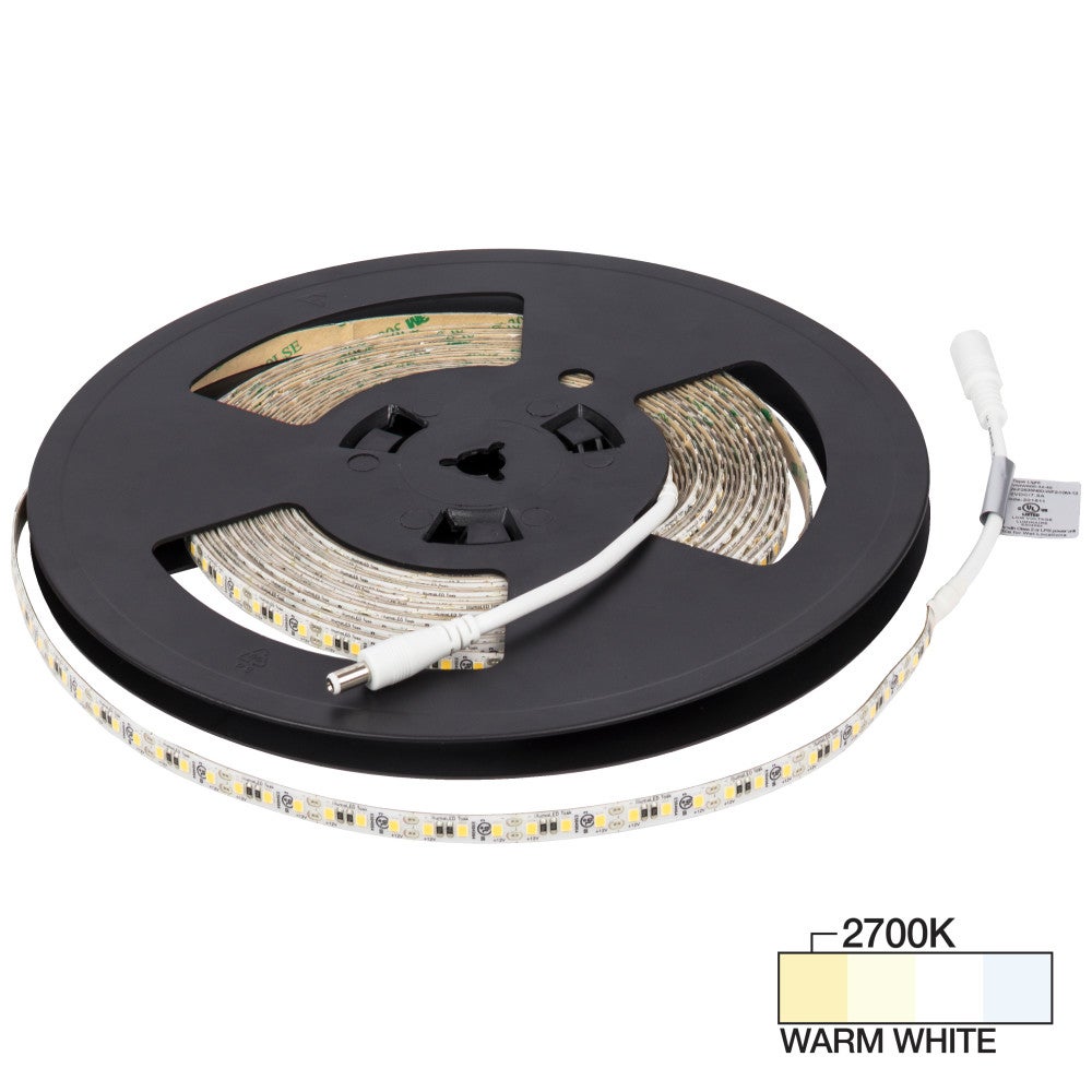 32 Ft, 225 Lumens/Ft. 12-volt Standard Output LED Tape Light, Single-White