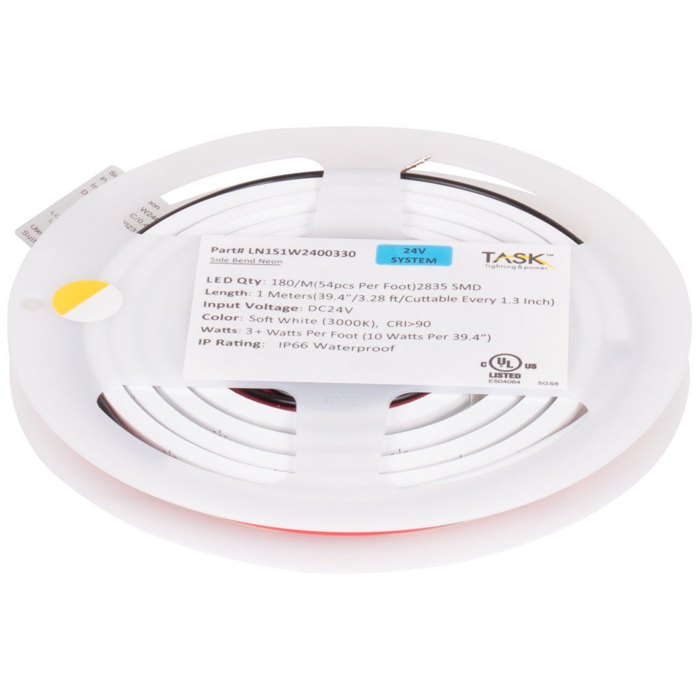 Side Bend Single-White 24V