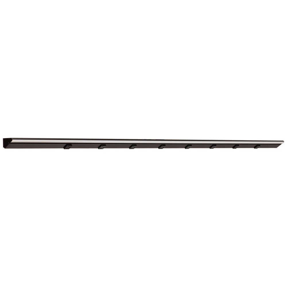 72-1/2" RM Series Lighted Power Strip, 600 Lm/Ft Higher Output, Black finish, Black finish, Black receptacles, Tunable-White 2700K–5000K