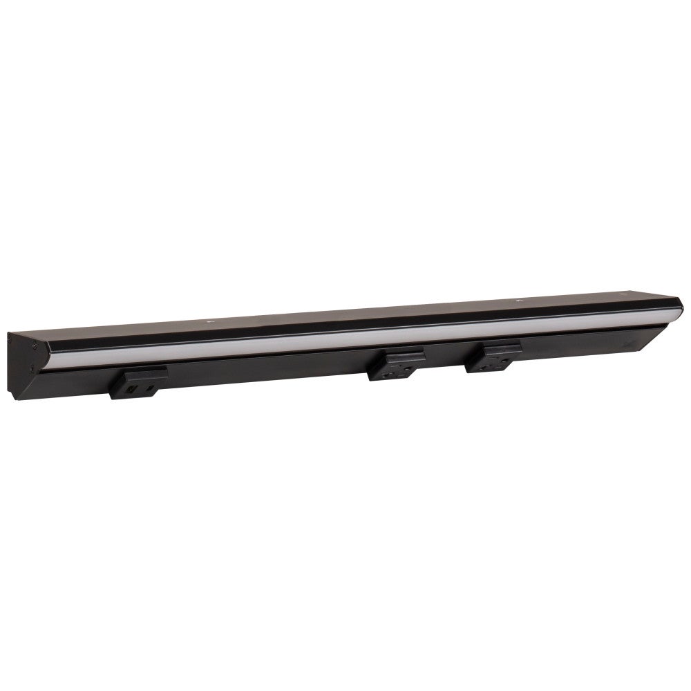 18-1/2" RM USB Series Lighted Power Strip, 600 Lm/Ft Higher Output, Black finish, Black receptacles, Tunable-White 2700K–5000K