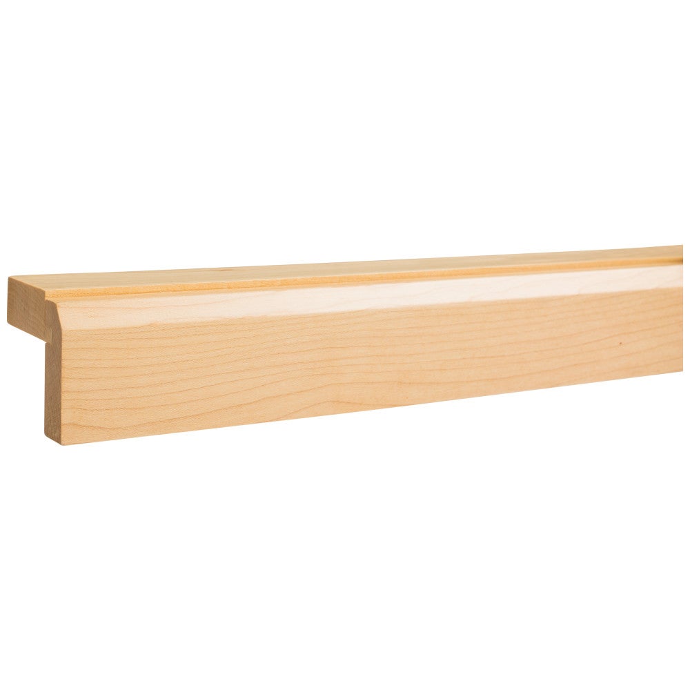 2-1/8" D x 2-1/8" H Beveled Shaker Light Rail Moulding