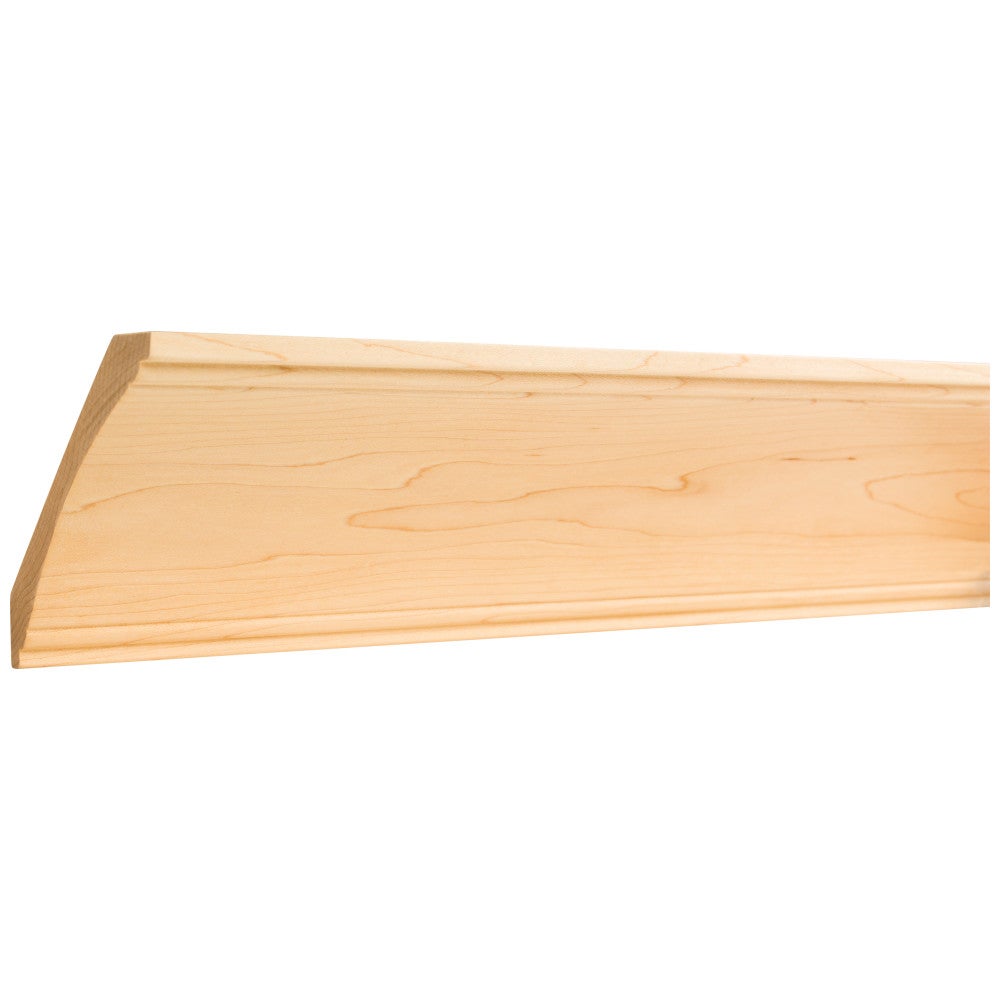 3/4" D x 5-1/4" H Hard Maple Ogee Cove Crown Moulding