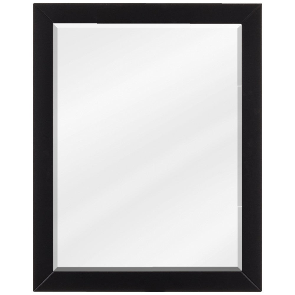 22" W x 1" D x 28" H Black Cade mirror