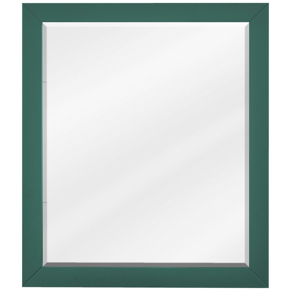 24 W x 1" D x 28" H Forest Green Cade mirror