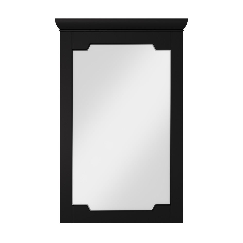 22" W x 1-1/2" D x 34" H Black Chatham mirror