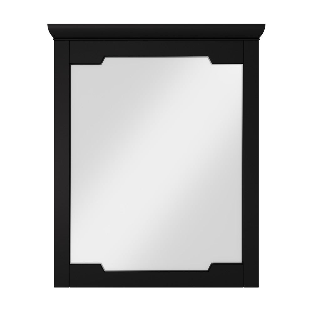 28" W x 1-1/2" D x 34" H Black Chatham mirror