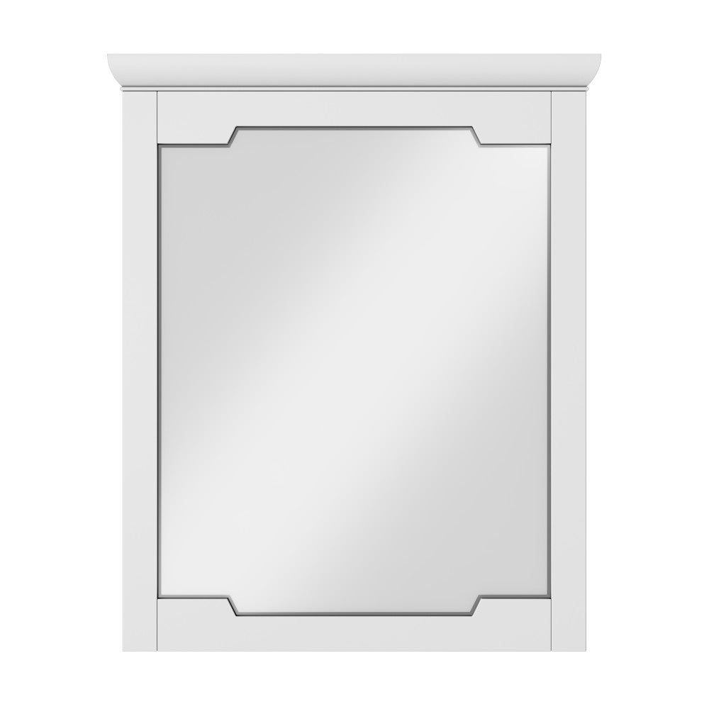 28" W x 1-1/2" D x 34" H White Chatham mirror