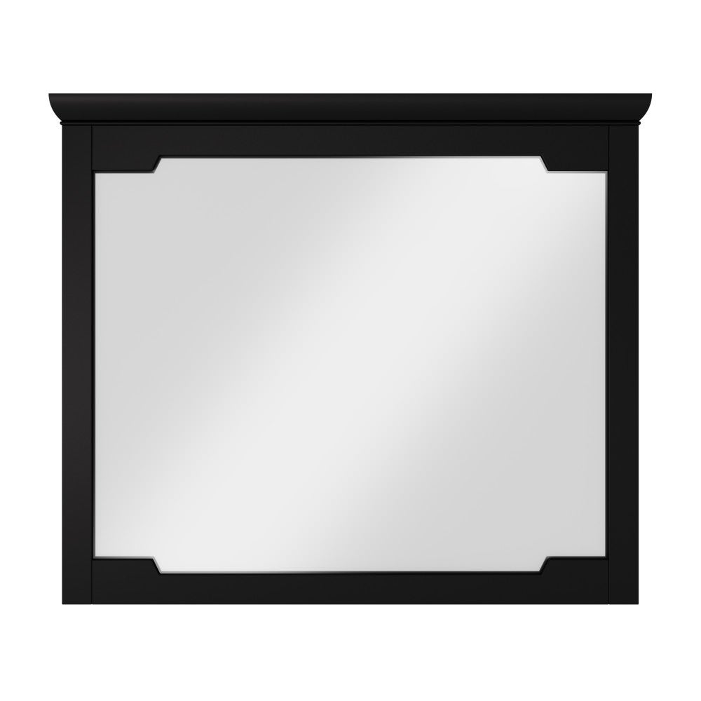 40" W x 1-1/2" D x 34" H Black Chatham mirror