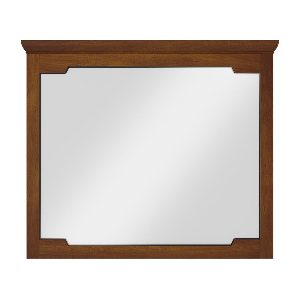 40" W x 1-1/2" D x 34" H Chocolate Chatham mirror