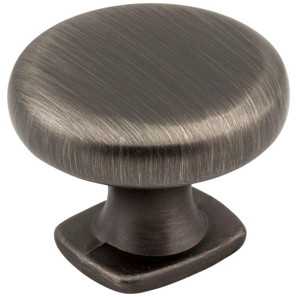 1-3/8" Diameter Brushed Pewter Belcastel 1 Cabinet Knob
