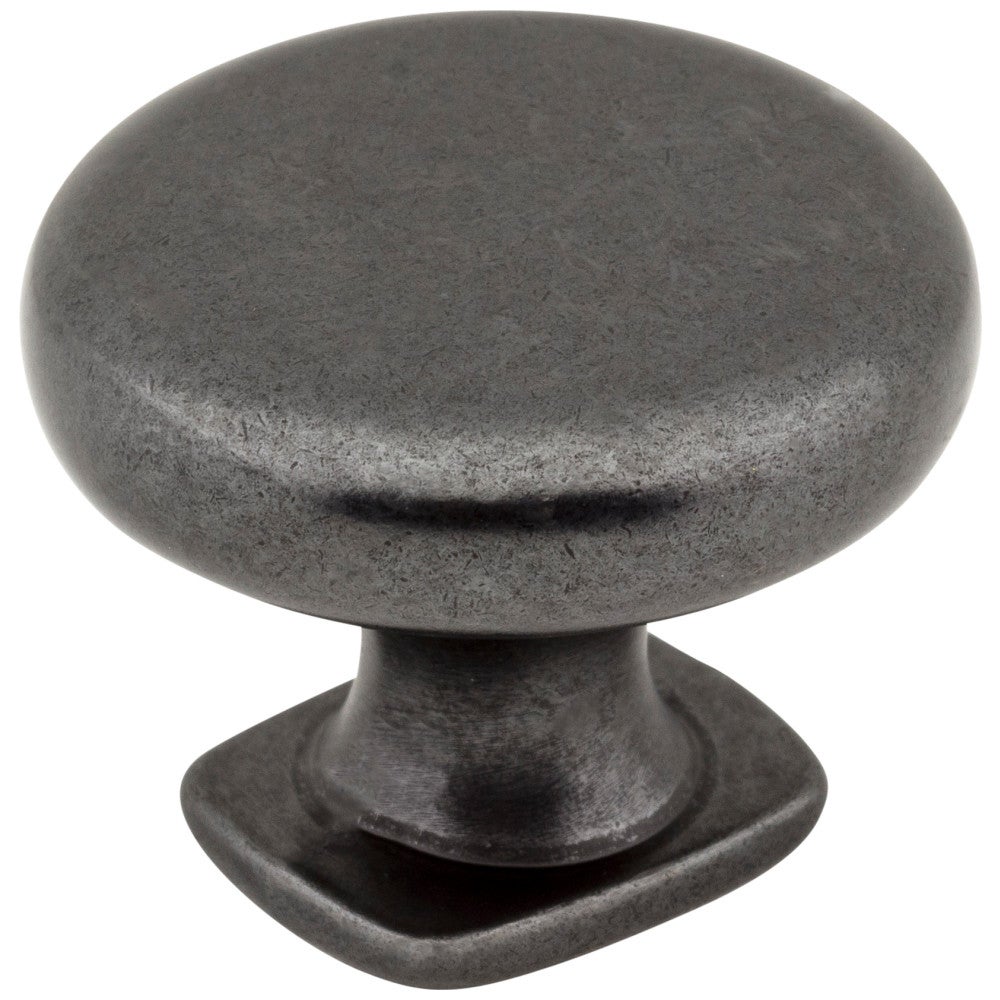 1-3/8" Diameter Gun Metal Belcastel 1 Cabinet Knob