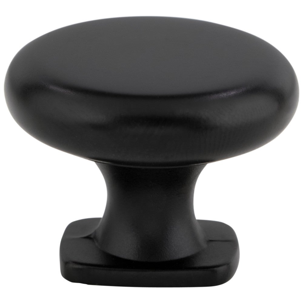 1-3/8" Diameter Matte Black Belcastel 1 Cabinet Knob