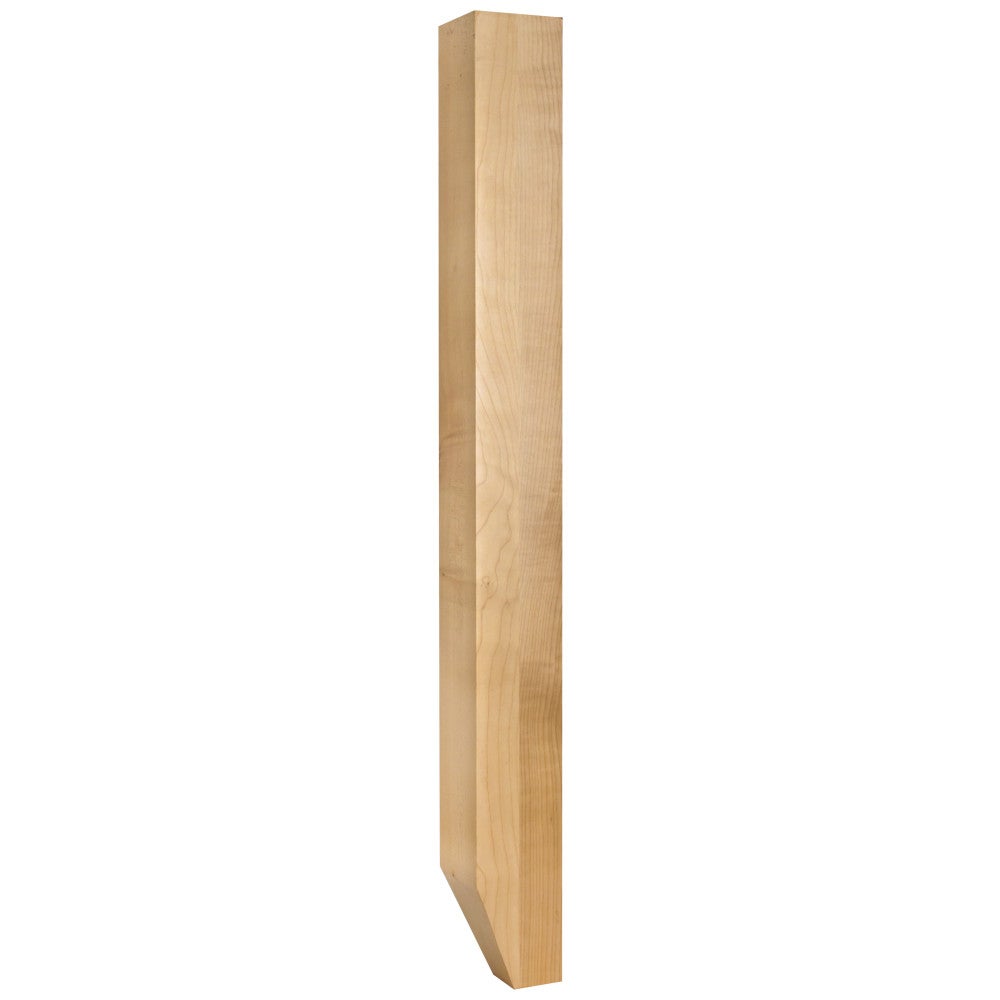 3-1/2" W x 3-1/2" D x 35-1/2" H Shaker Tapered Foot Post