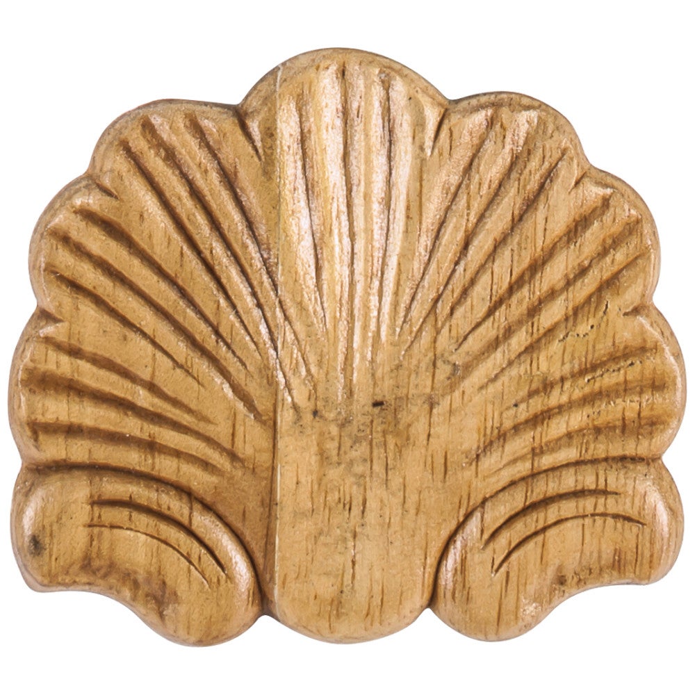 3-1/4" W x 5/16" D x 3" H Pressed Shell Appliqué