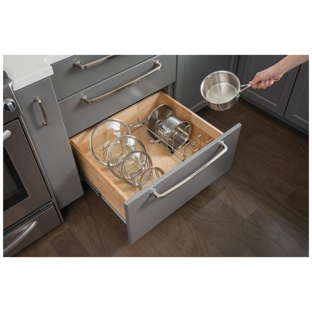 Pot Organizer Insert for Peg Board Drawer Insert