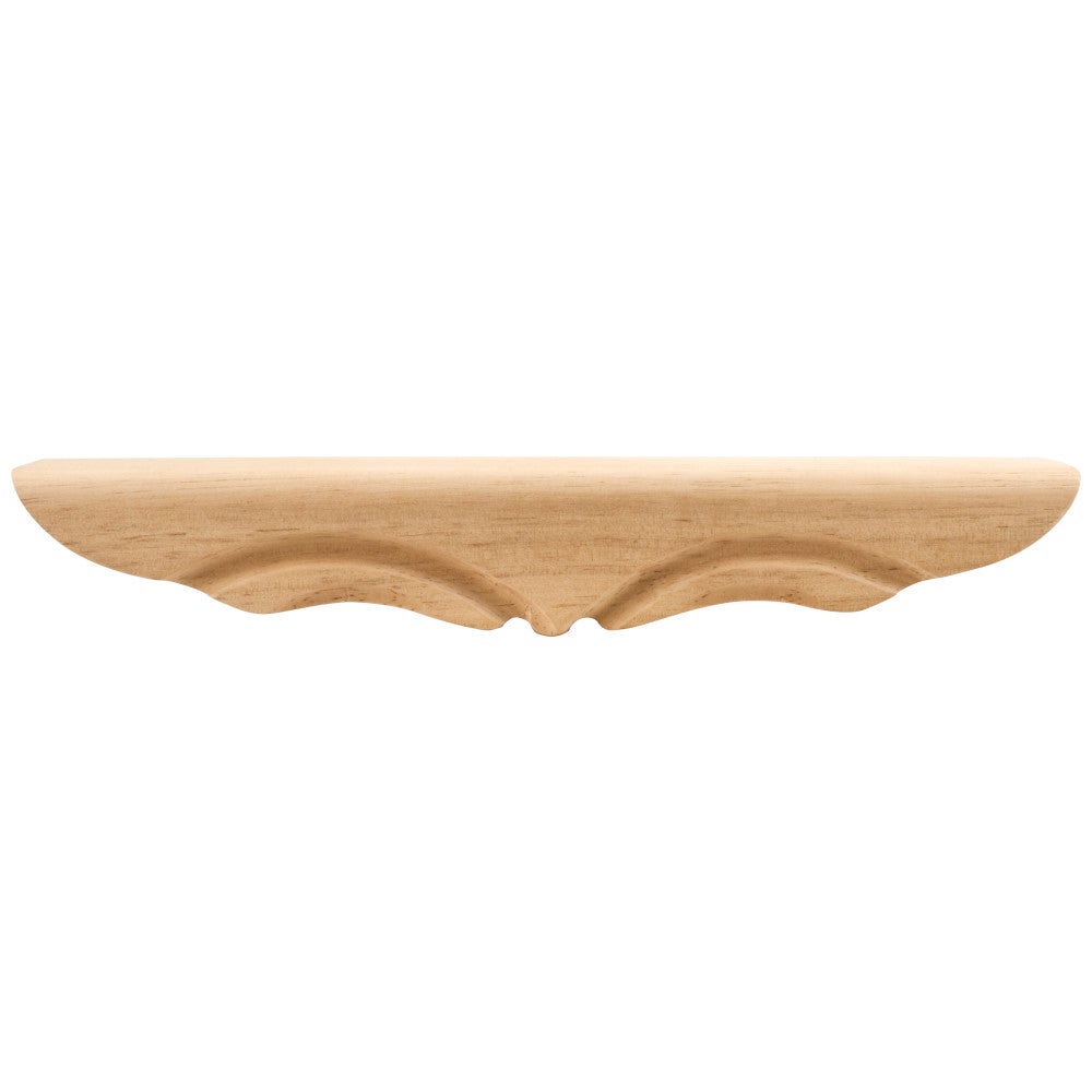 11-3/8" W x 1-3/4" D x 1-11/16" H Middle Rounded Pedestal Foot
