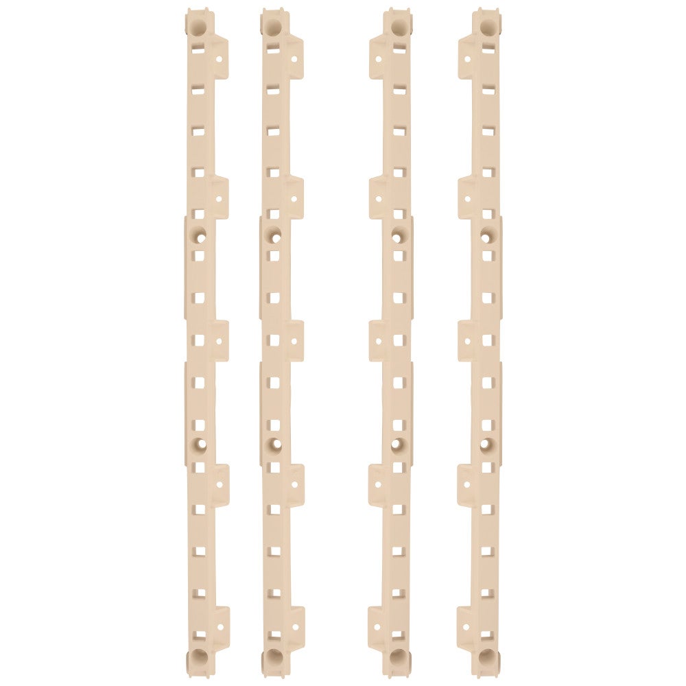 4-quick Tray Pilasters with 8 Hook Dowels & 8 Screws