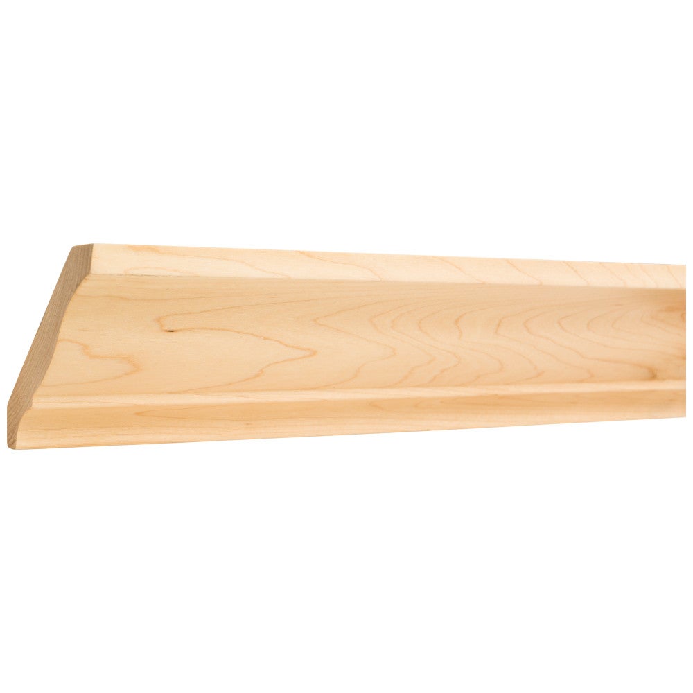 3/4" D x 4-1/2" H Hard Maple Standard Crown Moulding