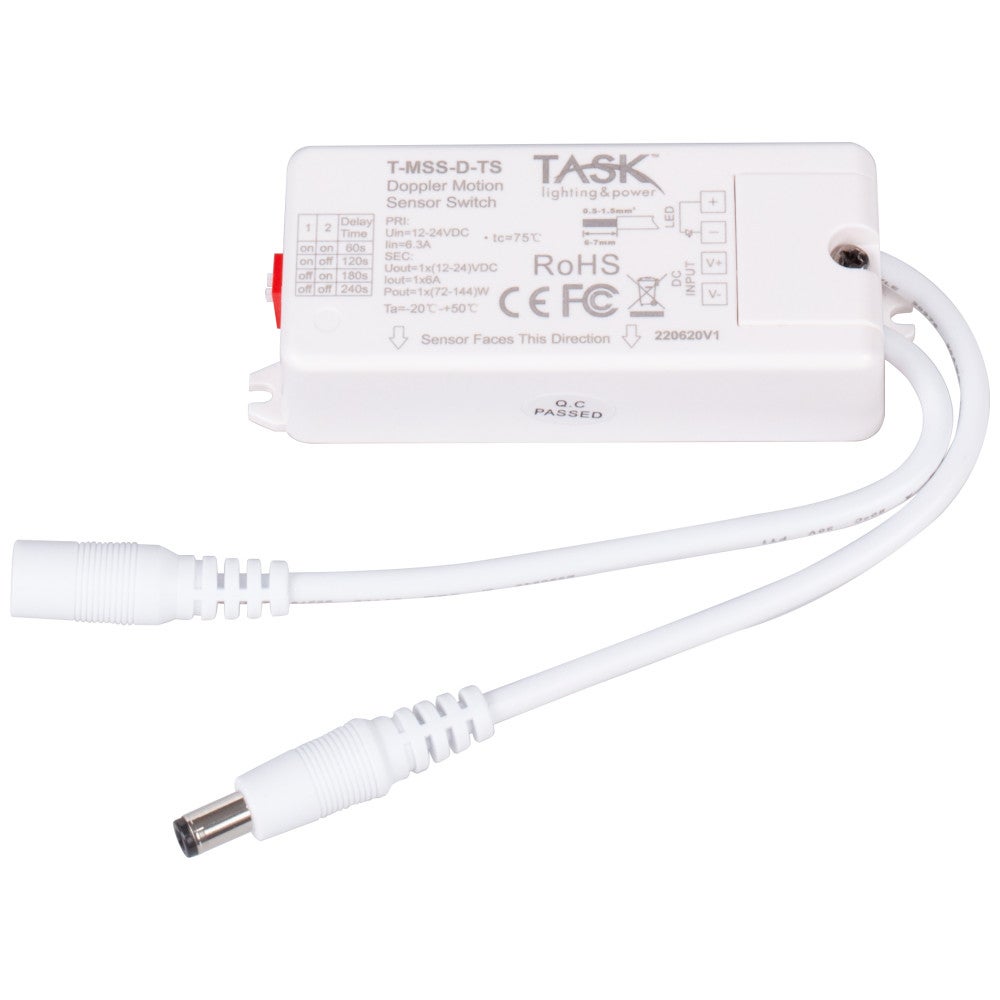 Doppler Motion Sensor Switch, 12V/72 watt  or 24V/144 watt