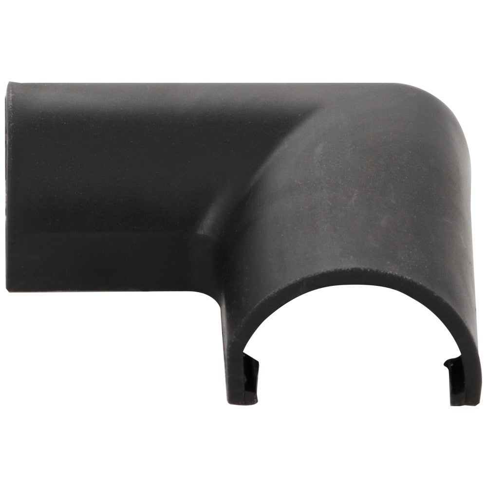 Elbow Connector for Plastic Wire Manager, Black