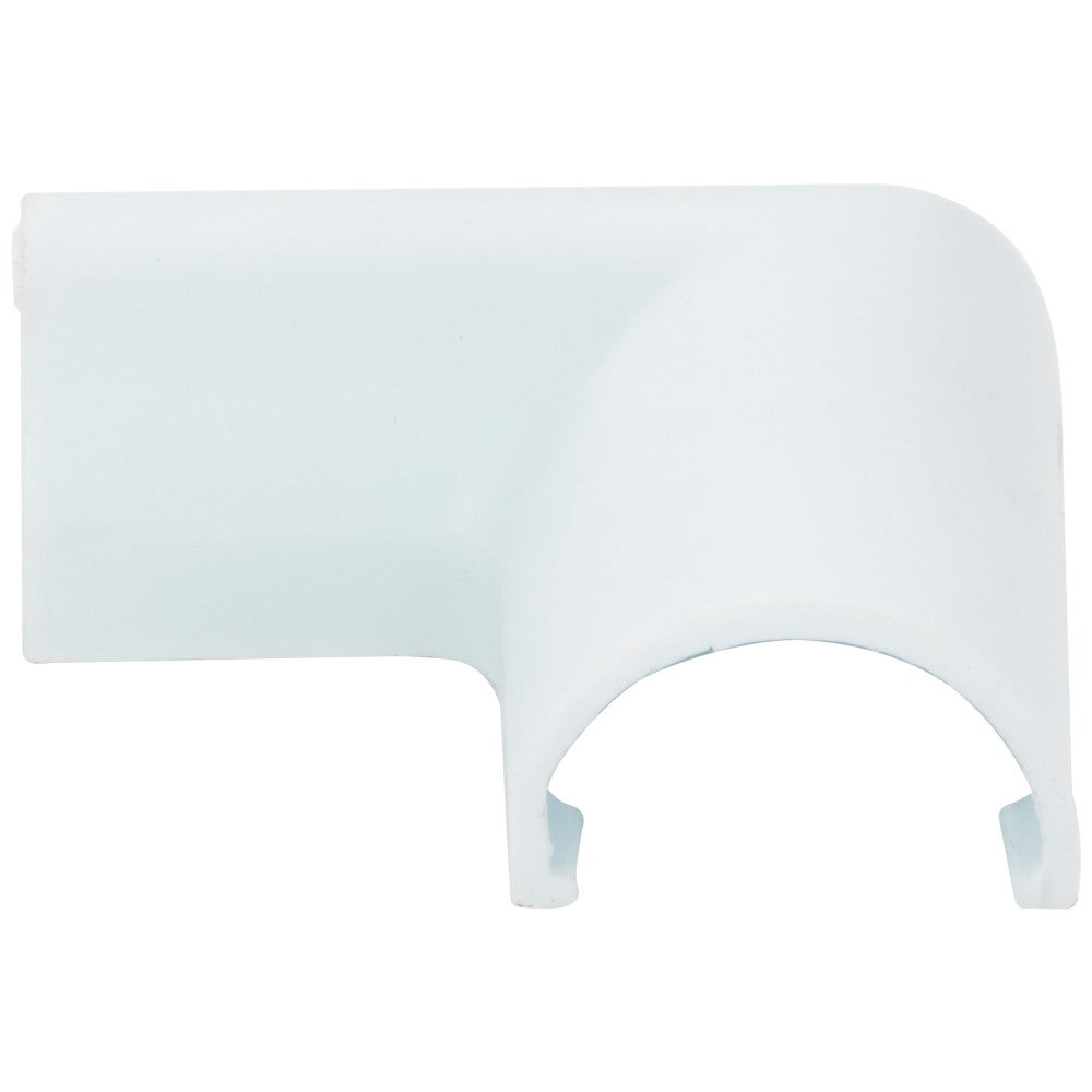 Elbow Connector for Plastic Wire Manager, White