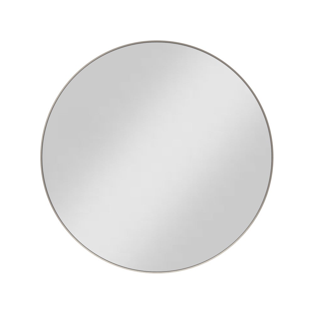 30" x 1" Circular Metal Frame mirror