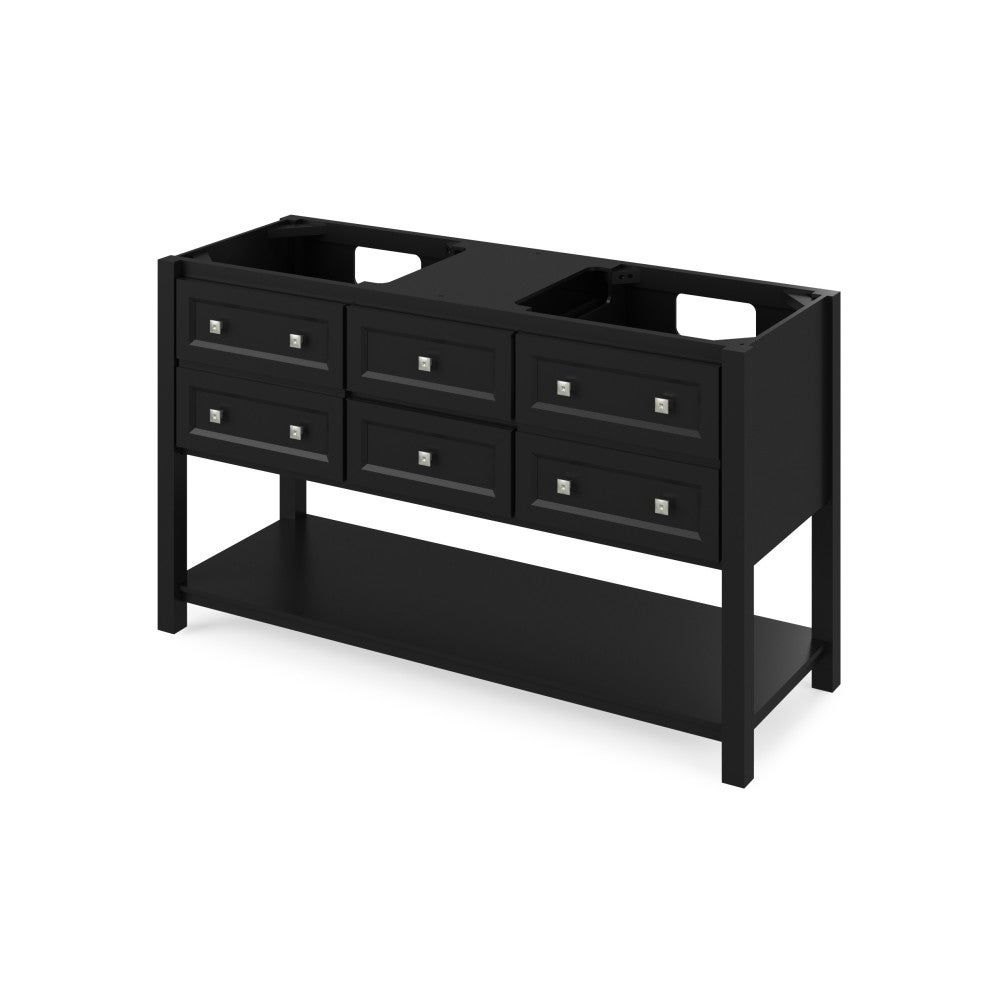 60" Adler Vanity, double bowl