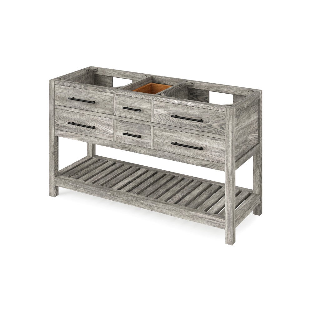 60" Wavecrest Vanity, double bowl