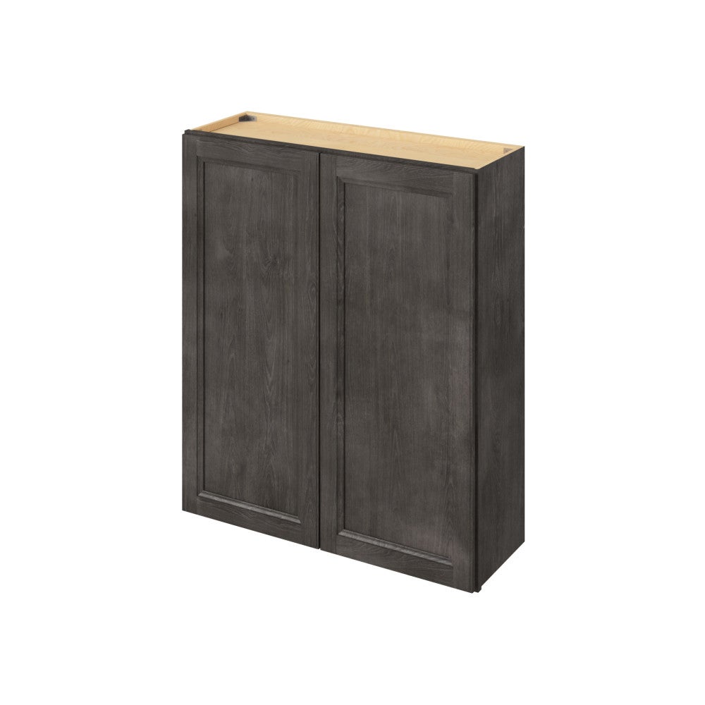 36" x 42" Wall Cabinet with Glass Door and Matching Interior, 2 Doors, 3 Shelves