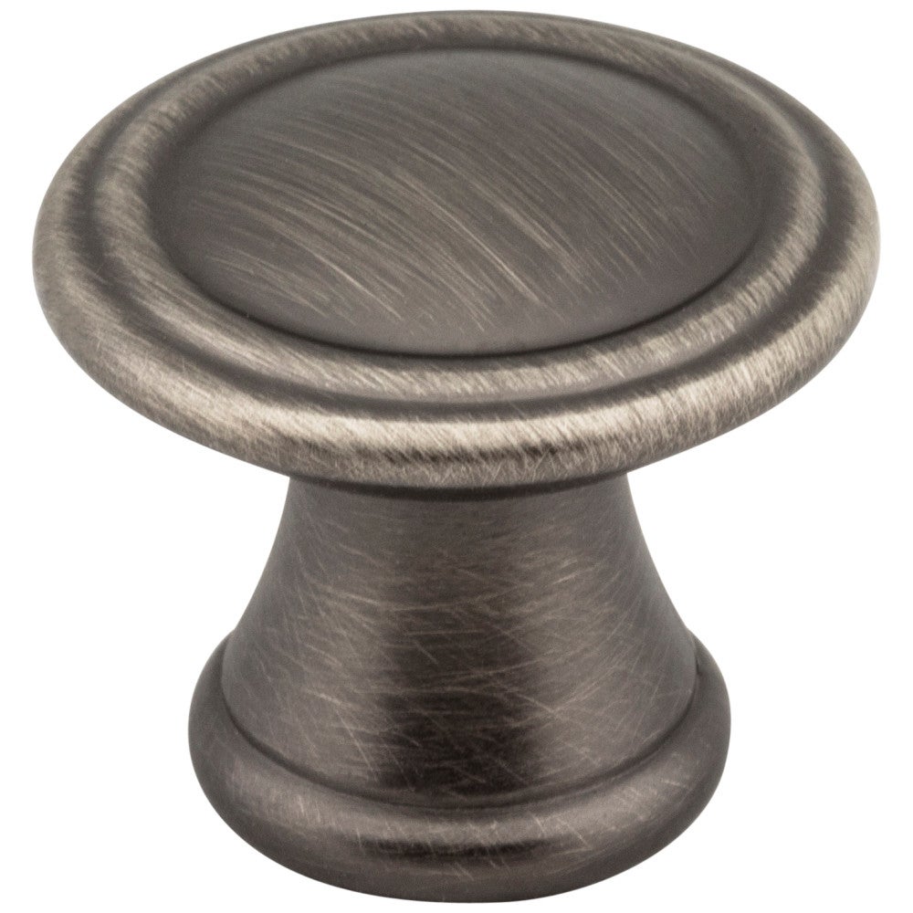1-3/16" Diameter Brushed Pewter Chesapeake Cabinet Knob